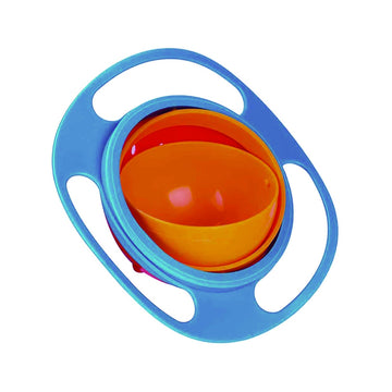 0617 Portable Non Spill Feeding Toddler Gyro Bowl 360 Degree Rotating Dish - Shop Gharse