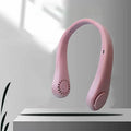 0616 Portable Neck Fan Holiday Hands Free Bladeless Neck Fan 360 Cooling Hanging Fan Usb Rechargeable Personal Neck Fan Wearable Neck Fan Suitable For Traveling - Shop Gharse