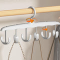 13948 Tank Top Hanger 12-hook Space Saving Hanger Capacity Rotatable Wood Space Saving Hanger Closet Organizers And Storage For Dorm  Apartment For Tank Top - Shop Gharse