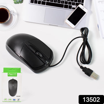 Computer  Laptop Wired Optical Mouse M- 045 (1 Pc) - Shop Gharse