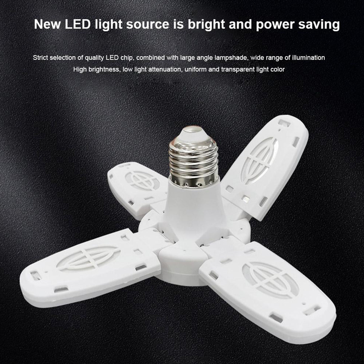 6179 Fan Blade Led Bulb 28v Foldable Led Blade Fan Bulb ( 1 Pc ) - Shop Gharse