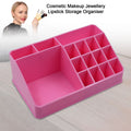 Makeup Organiser Cosmetic Makeup Lipstick Storage Box With Drawer Plastic Case Holder Skin Care Products (1 Pc) - Shop Gharse