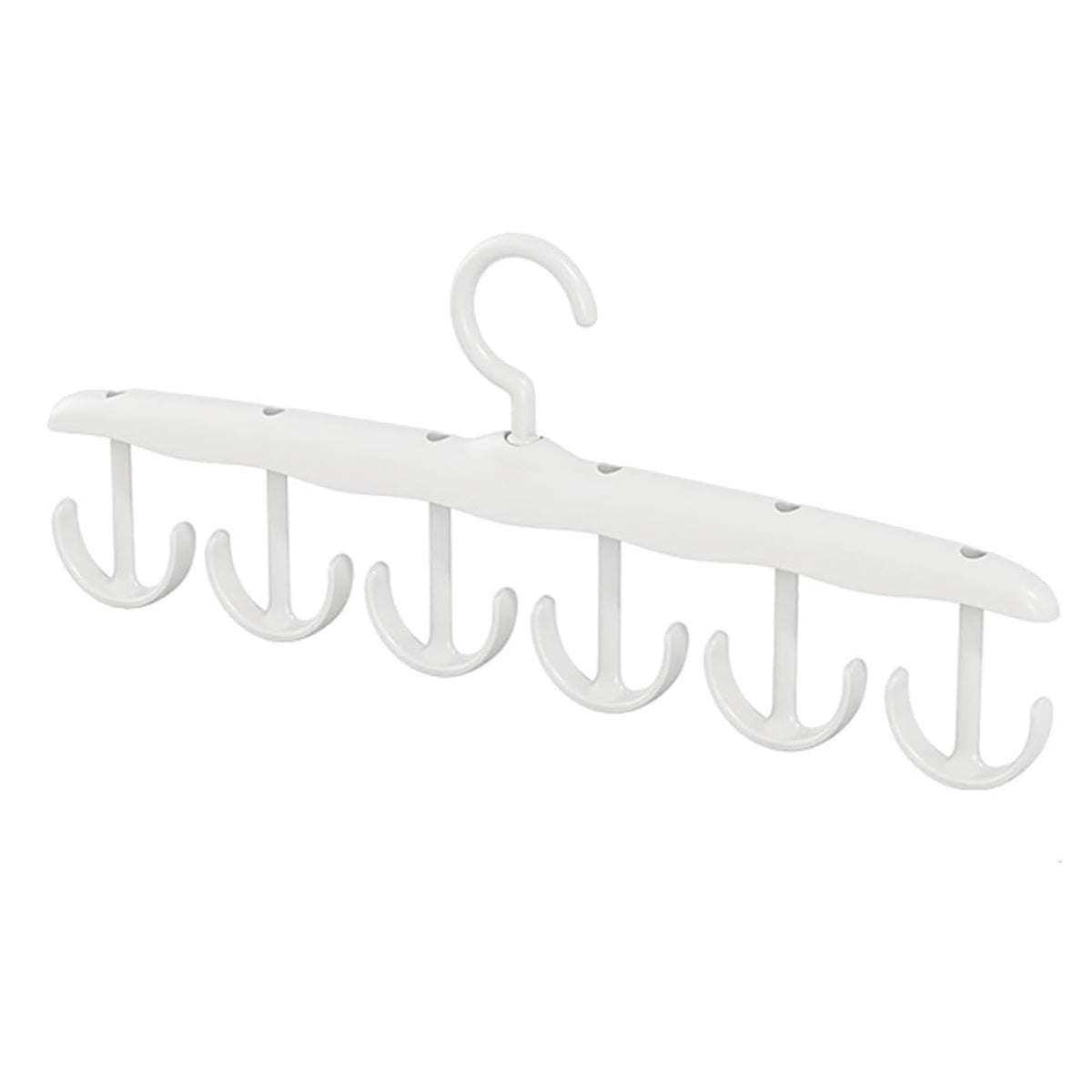 13948 Tank Top Hanger 12-hook Space Saving Hanger Capacity Rotatable Wood Space Saving Hanger Closet Organizers And Storage For Dorm  Apartment For Tank Top - Shop Gharse
