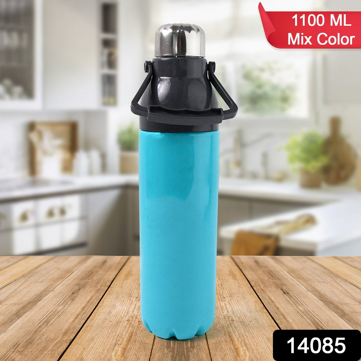 Plastic Sports Bottle Insulated Leakproof Bpa-free (1100ml  Mix Color) - Shop Gharse