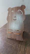 Wooden Cartoon Shape Design Mobile Stand  (1 Pc) - Shop Gharse