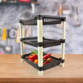 Apex Big Multi Use Plastic Storage Rack  3-tier (1 Pc) - Shop Gharse