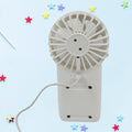 17730 Portable Small Electric Fan Handheld Fan With 3 Modes Usb Rechargeable Mini Student Handheld Class Personal Fan (1 Pc) - Shop Gharse