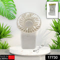 17730 Portable Small Electric Fan Handheld Fan With 3 Modes Usb Rechargeable Mini Student Handheld Class Personal Fan (1 Pc) - Shop Gharse