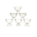 0091c Serving Dessert Bowl Ice Cream Salad Fruit Bowl - 6pcs Serving Dessert Bowl Ice Cream Salad Fruit Bowl - 6pcs - Shop Gharse