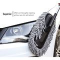 4749 Car Duster Long Retractablesoftnon-sliphandle Multipurpose Microfiber Wash Brush Vehicle Interior And Exterior Cleaning Kit With For Car Boats Or Home - Shop Gharse