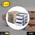 4767 Mini 3 Layer Drawer Used For Storing Makeup Equipments And Kits Used By Womens And Ladies. - Shop Gharse