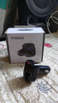 8533 Car-x8 Bluetooth Fm Transmitter Kit For Hands-free Call Receiver  Music Player  Call Receiver  Fast Mobile Charger Ports For All Smartphoneswith 3.1a Quick Charge Dual Usb Car Charger - Shop Gharse