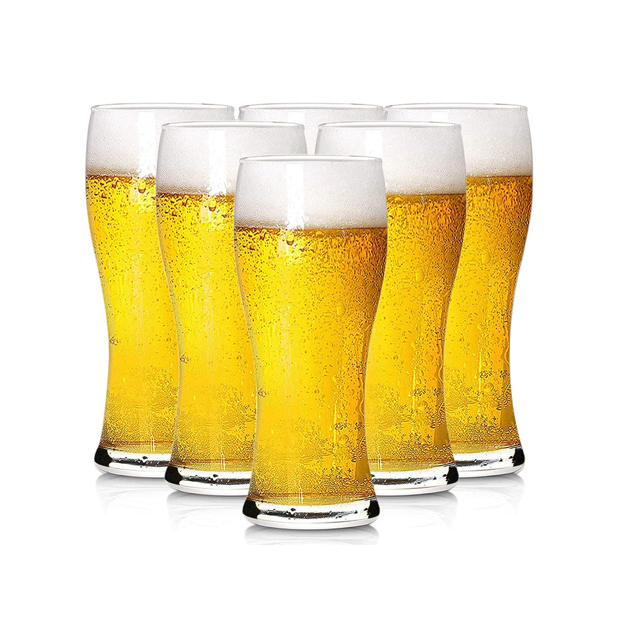 Juice Water Glass Tumbler Pure Glass (6 Pcs Set) - Shop Gharse