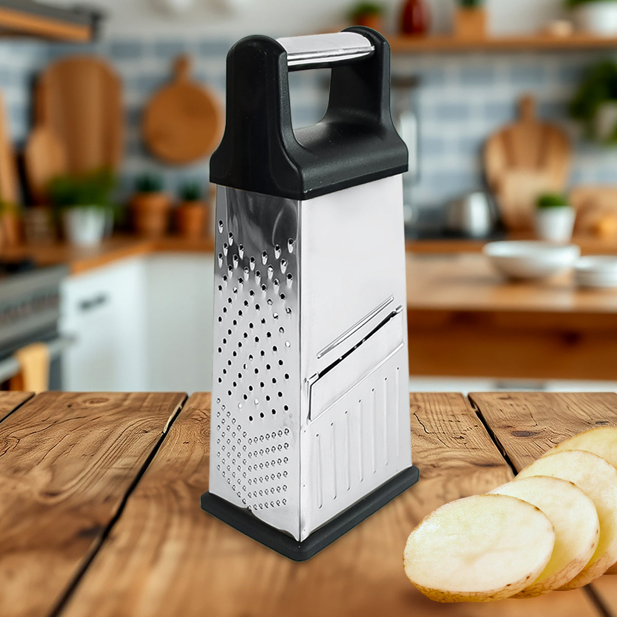 Apex 5-in-1 Master Stainless Steel Multipurpose Slicer And Grater - Shop Gharse