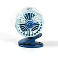 17930 Portable Clip-on Fan Battery Operated With Light  Spray Small Yet Powerful Usb Table Fan 3-speed Quiet Rechargeable Mini Desk Fan 360 Rotation Personal Cooling Fan For Home Office Camping - Shop Gharse