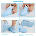 4867 Non-slip Silicone Rain Reusable Anti Skid Waterproof Fordable Boot Shoe Cover - Shop Gharse