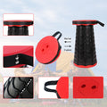 2169 Foldable Retractable Height Adjusting Stool Space Saving Telescopic Stool For Fishing Hiking Stool For Adults And Kids. - Shop Gharse