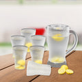 Apex Unbreakable Lemon Jug Set With 6 Glasses  1200ml Jug + 300ml Glasses Approx - Shop Gharse
