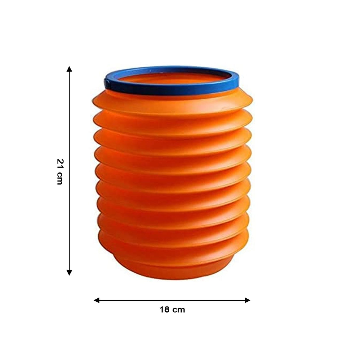 0245 Foldable Storage Bucket  Water Container  Dustbin Multiuse Bucket For Home  Car  Kitchen Use Bucket - Shop Gharse