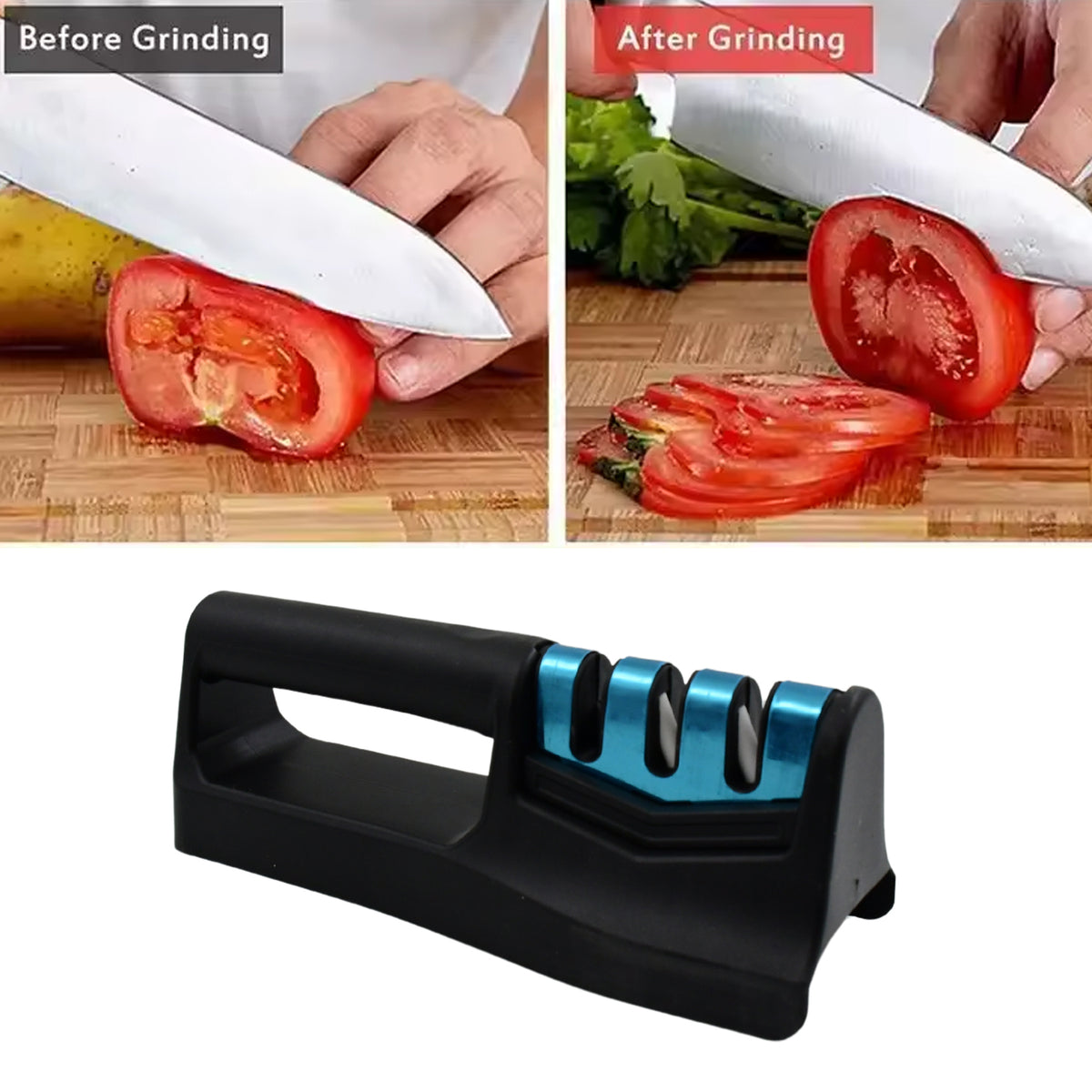 10020 Knife Sharpener For Kitchen  Knife Sharpener With Vegetable Chopper And Fish Scale Remover  Handheld Knives  Pocket Knife Sharpener  Knife Sharpener For Chefs  Serrated Knife (9in1) - Shop Gharse