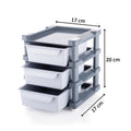 4767 Mini 3 Layer Drawer Used For Storing Makeup Equipments And Kits Used By Womens And Ladies. - Shop Gharse