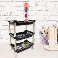 Apex Small Multiuse Plastic Storage Rack Organizer 3-tier - Shop Gharse