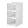 Stackable Multifunctional Storage For Clothes Foldable Drawer Shelf Basket Utility Cart Rack Storage Organizer Cart For Kitchen Pantry Closet Bedroom Bathroom Laundry (3 Layer 1 Pc) - Shop Gharse