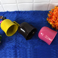 Premium Plastic Coffee  Tea Cups  Mug With Handle (1 Pc  With Color Box  Mix Color) - Shop Gharse