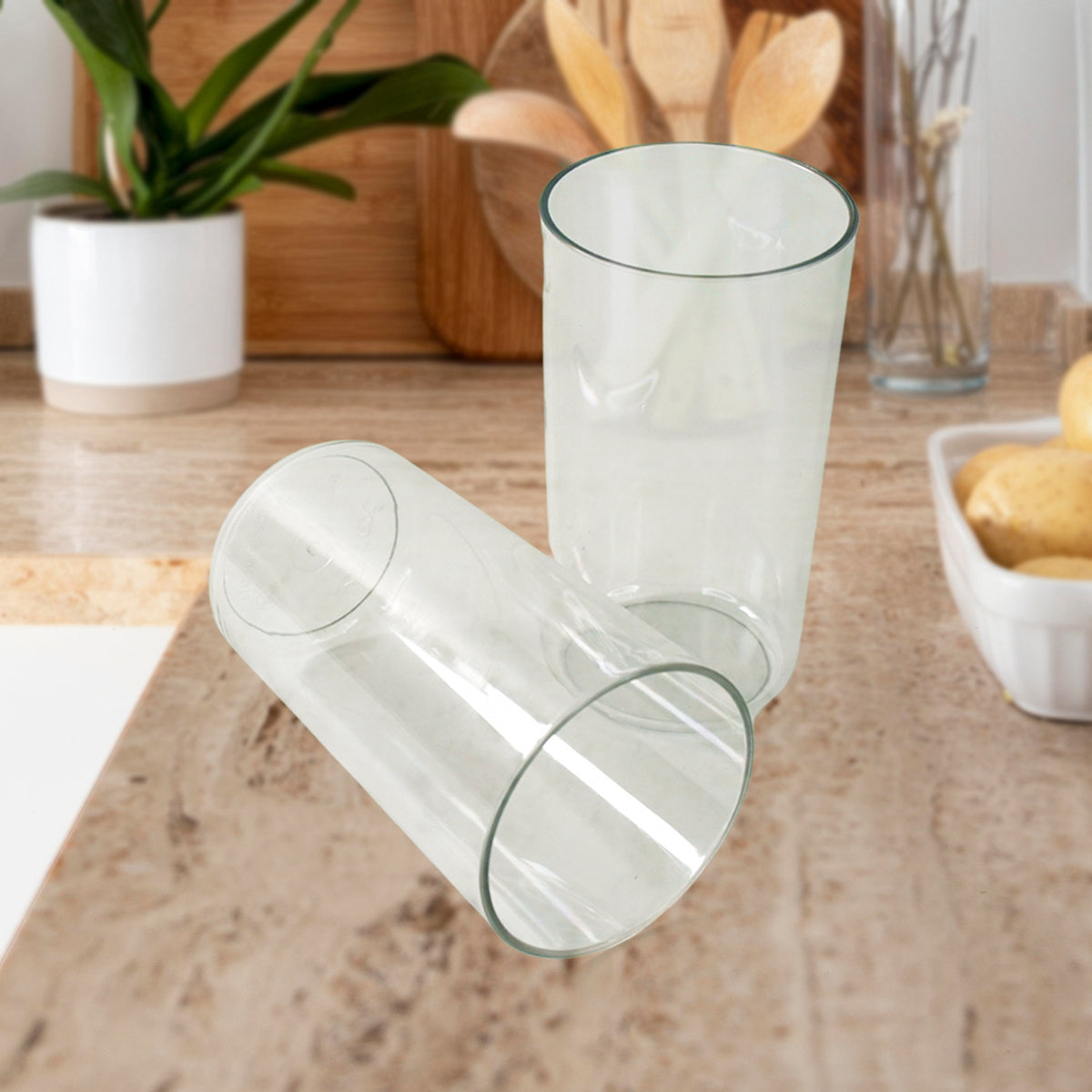 Apex Clear Plastic Tumbler  Glass Set  6-piece Unbreakable - Shop Gharse