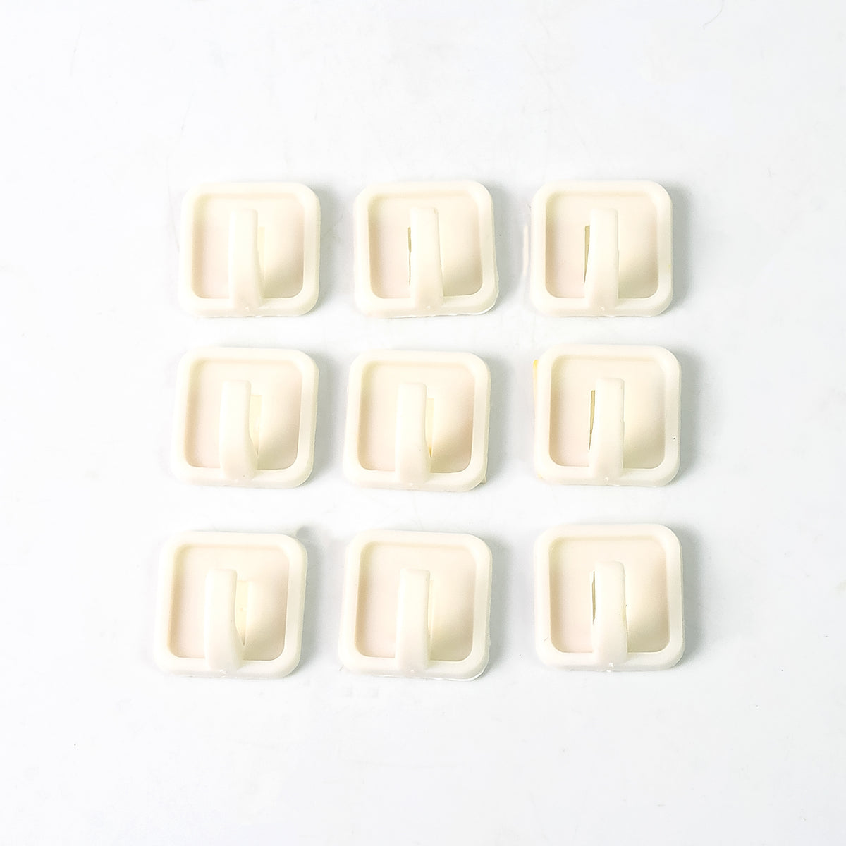 Adhesive Hooks For Wall Hanging Clothes Strong Adhesive Hooks (9 Pcs Set) - Shop Gharse