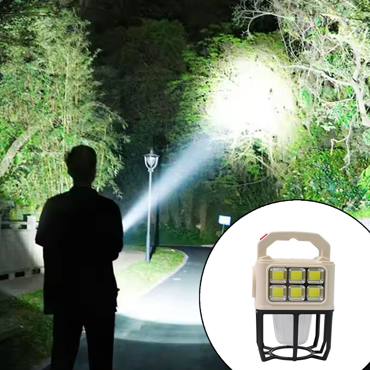 Solar Portable Camping Lantern 3 Light Modes Camping Lantern - Shop Gharse