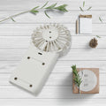 17730 Portable Small Electric Fan Handheld Fan With 3 Modes Usb Rechargeable Mini Student Handheld Class Personal Fan (1 Pc) - Shop Gharse