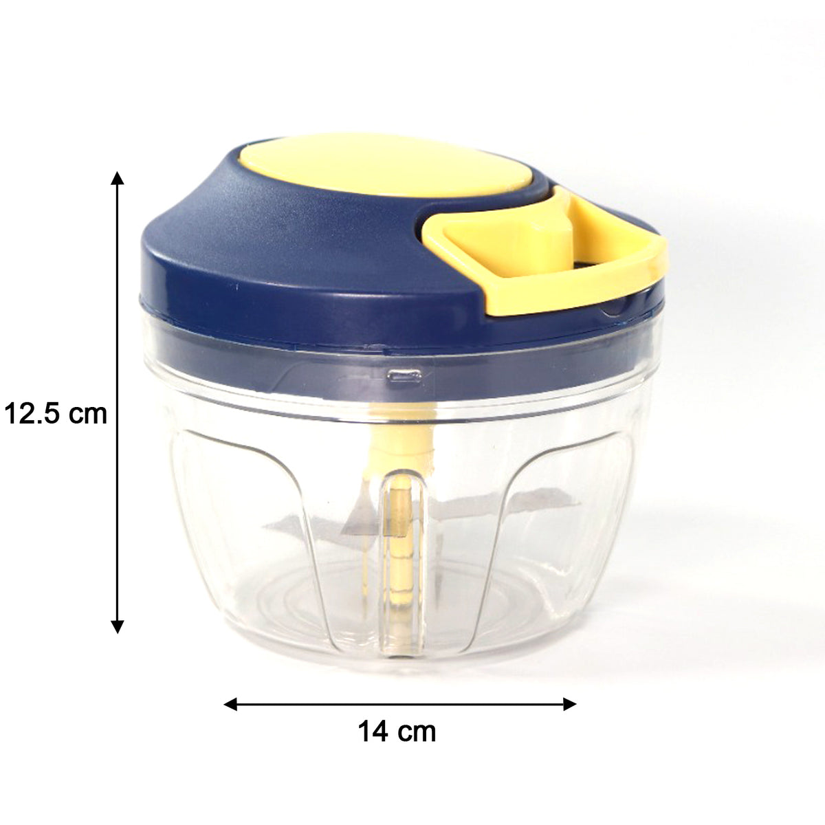 0089 Chopper With 4 Blades For Effortlessly Chopping Vegetables And Fruits For Your Kitchen (650ml) - Shop Gharse