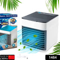 1464 Mini Portable Air Cooler Personal Space Cooler Easy To Fill Water And Mood Led Light And Portable Air Conditioner Device Cool Any Space Like Home Office - Shop Gharse