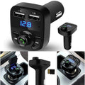 8533 Car-x8 Bluetooth Fm Transmitter Kit For Hands-free Call Receiver  Music Player  Call Receiver  Fast Mobile Charger Ports For All Smartphoneswith 3.1a Quick Charge Dual Usb Car Charger - Shop Gharse