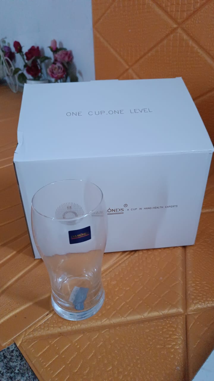 Juice Water Glass Tumbler Pure Glass (6 Pcs Set) - Shop Gharse