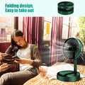 4642 Telescopic Electric Desktop Fan Height Adjustable Foldable  Portable For Travelcarry  Silent Table Top Personal Fan For Bedside Office Table (Battery Not Include) - Shop Gharse