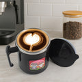 1 Pc Apex Cat Mug  250 Ml Stainless Steel Insulated Inner With Cute Cat Print - Shop Gharse