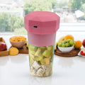 Portable Multifunctional Electric Juicer Cup Usb Juice Maker 6 Blade (350 Ml) - Shop Gharse