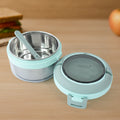 Ganesh Tiara 400ml Stainless Steel Insulated Lunch Box With Leakproof Lid  Folding Spoon - Shop Gharse