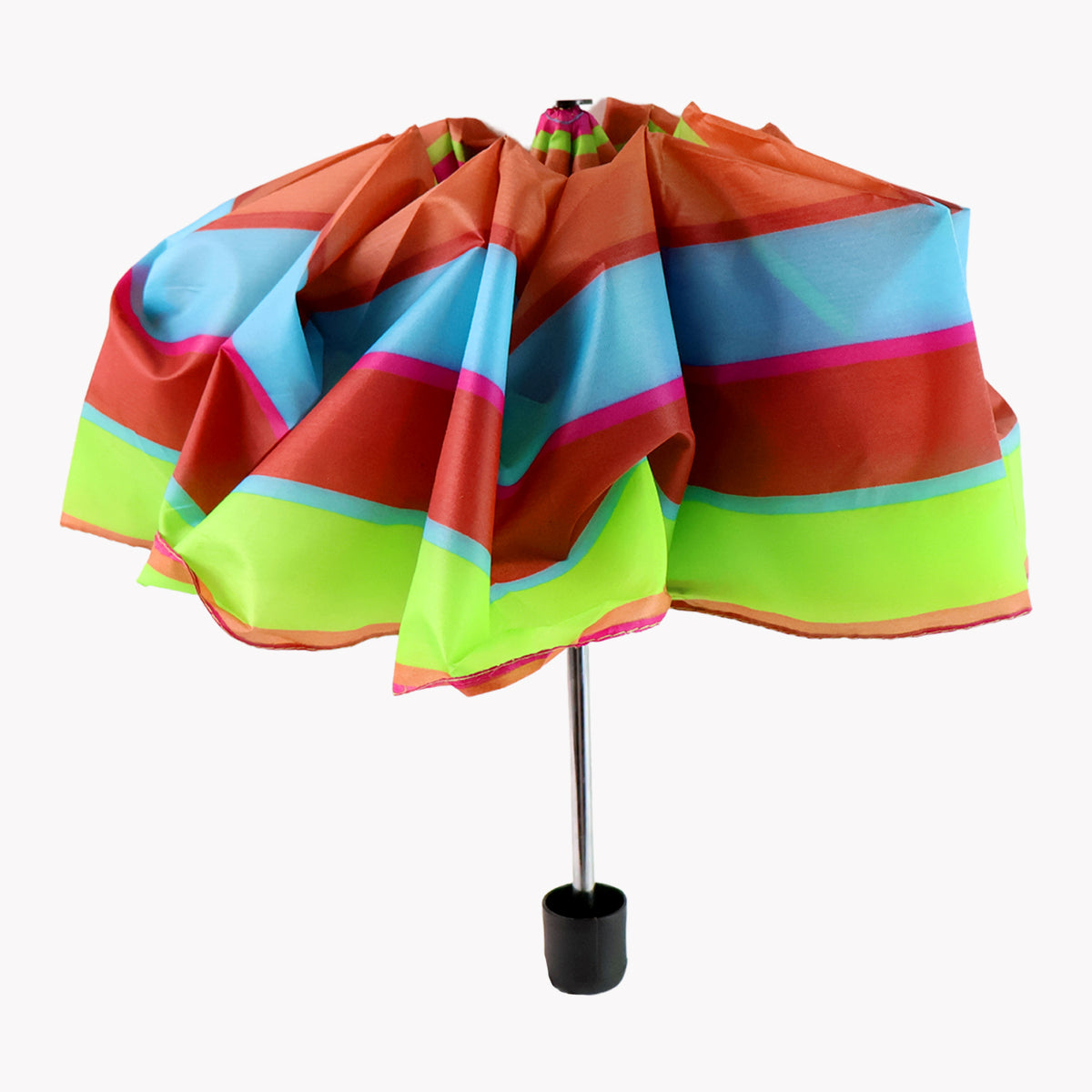 3-fold Sun  Rain Protective Solid Foldable Umbrella (1 Pc) - Shop Gharse