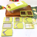 Premium 9-in-1 Multi-functional Vegetable Cutter - Shop Gharse