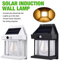 9428 Solar Wall Lights  Lamp Outdoor Wireless Dusk To Dawn Porch Lights Fixture Solar Wall Lantern With 3 Modes  Motion Sensor Waterproof Exterior Lighting With Clear Panel (1 Pc ) - Shop Gharse