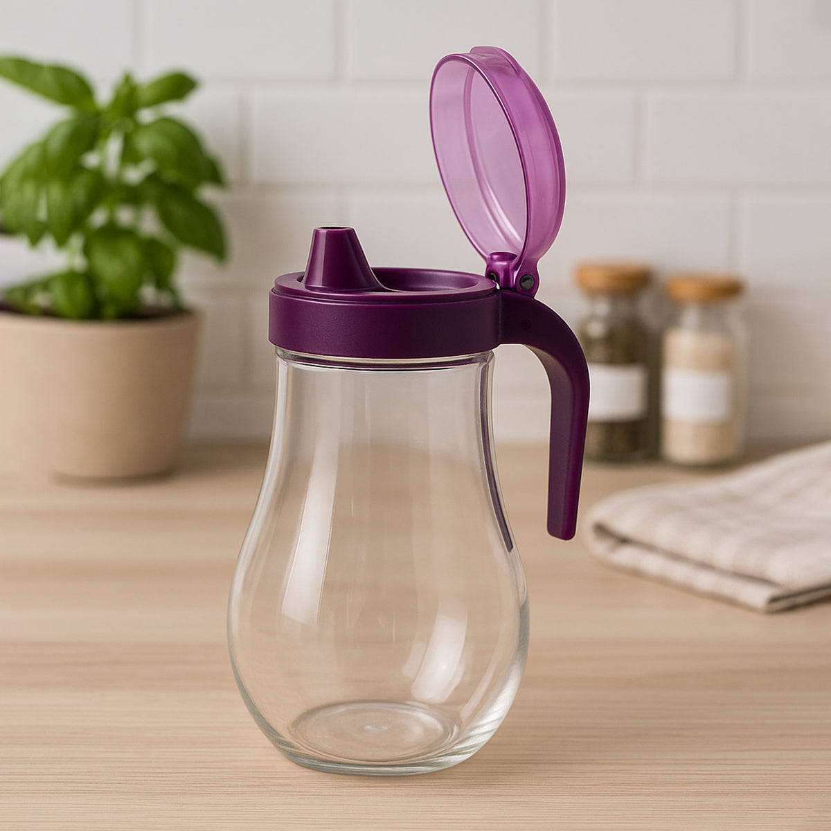 Apex Jessy Oil And Juice Pourer Dispenser Bottle Approx 1000ml (1 Pc) - Shop Gharse