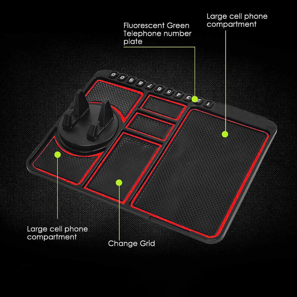 Car Dashboard Mat  Mobile Phone Holder Mount - Shop Gharse