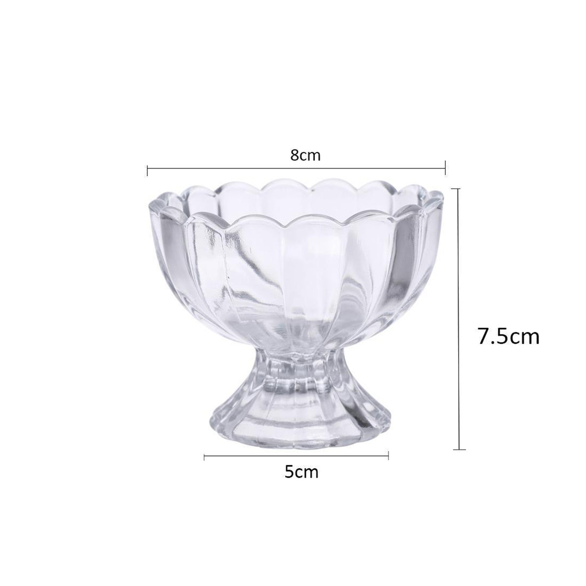 0091c Serving Dessert Bowl Ice Cream Salad Fruit Bowl - 6pcs Serving Dessert Bowl Ice Cream Salad Fruit Bowl - 6pcs - Shop Gharse