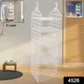 4526 Multipurpose 5 Layer Folding Clothes Storage Rackscloset For Students Wardrobe Shelves Socks Scarf T-shirt Etchanging Organizer Storage Holders  Racks - Shop Gharse