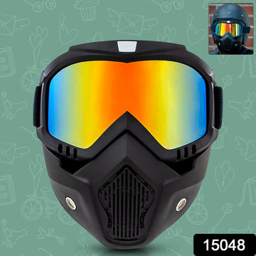 Motorcycle Goggles Off-road Helmet Goggles Windproof Glasses Goggles Mask (1 Pc) - Shop Gharse