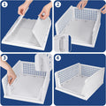 7731 Clothes Organizer 4 Layer Drawer For Wardrobe Cupboard Organizer For Clothes Foldable And Stackable Closet Organizer Drawer Organizer For Clothes Multi Purpose Plastic Drawer - Shop Gharse
