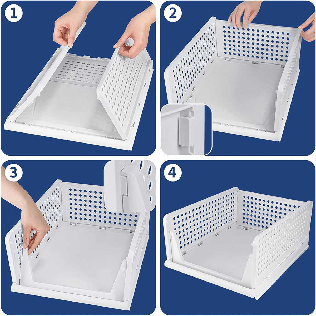 7731 Clothes Organizer 4 Layer Drawer For Wardrobe Cupboard Organizer For Clothes Foldable And Stackable Closet Organizer Drawer Organizer For Clothes Multi Purpose Plastic Drawer - Shop Gharse